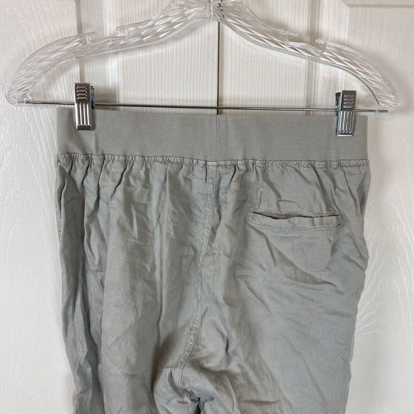 Faherty S Gray Arlie Joggers‎ Pull On Linen Blend Tapered Pants Day - Picture 5 of 8